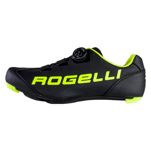 ROGELLI AB-410 Fietsschoenen Race Zwart Fluor geel