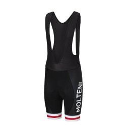 Molteni retro fietsbroek kort zwart Wieleroutfits