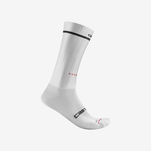 Castelli Aero Fietssokken Zomer Unisex Wit CASTELLI FAST FEET 2 SOCK