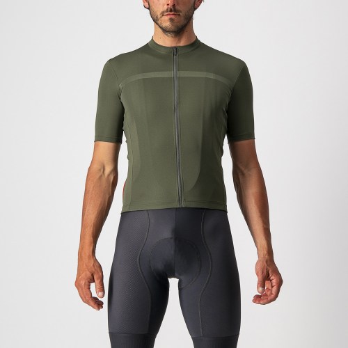 Castelli Fietsshirt Korte Mouwen Heren Groen CLASSIFICA JERSEY